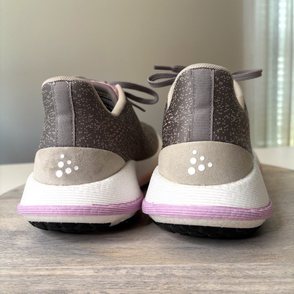 Craft Pacer Running Shoes Women’s 9.5 Gray Pink Performance Trainers Lightweight - Picture 7 of 9